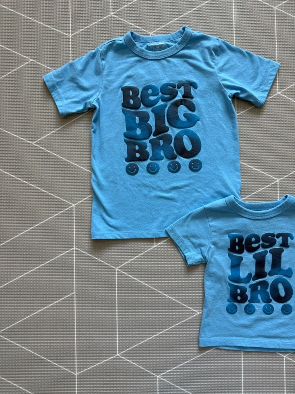 Children’s place|TWO matching kids tees in Light Blue 
